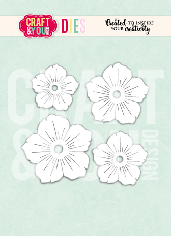 Craft & You Dies Gardenflower 2 (CW404) Craft & You Dies Gardenflower 2 (CW404)