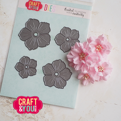 Craft & You PRE-ORDER Dies Gardenflower 2 (CW404)