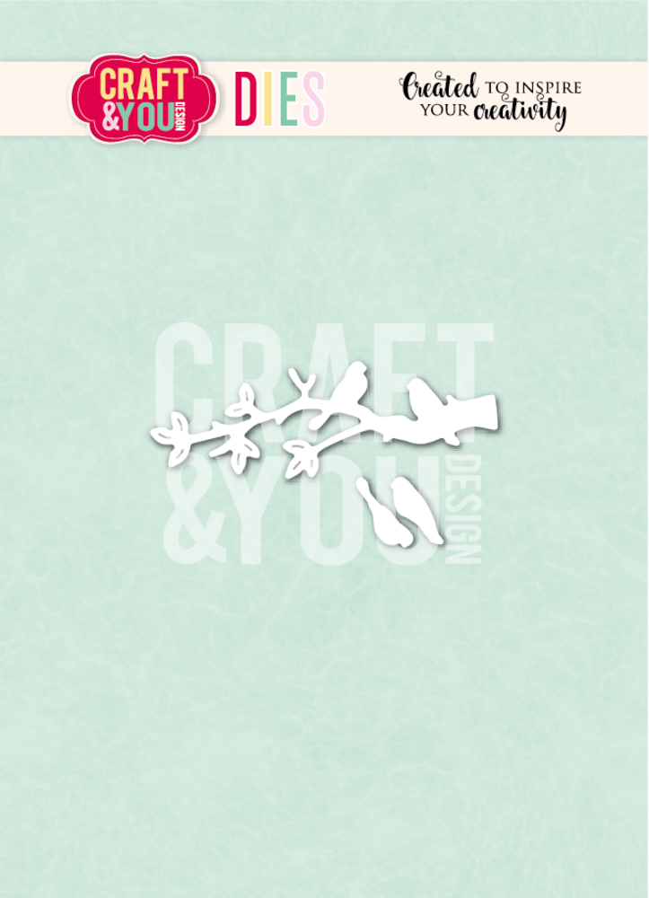 Craft & You Dies Birds on a Branch (CW406) Craft & You Dies Birds on a Branch (CW406)