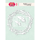 Craft & You Dies Willow Wreath with Feathers (CW407)