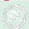 Craft & You Dies Willow Wreath with Feathers (CW407) Craft & You Dies Willow Wreath with Feathers (CW407)