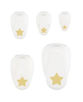 Vaessen Creative Figuurpons Set Sterren (5pcs) (2137-024)