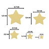 Vaessen Creative Figuurpons Set Sterren (5pcs) (2137-024)