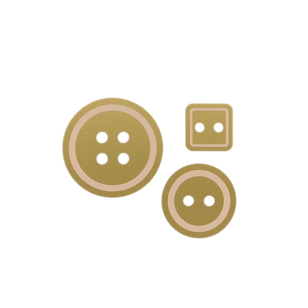 Vaessen Creative Embossing Figuurpons Knopen Jumbo (21433-002)