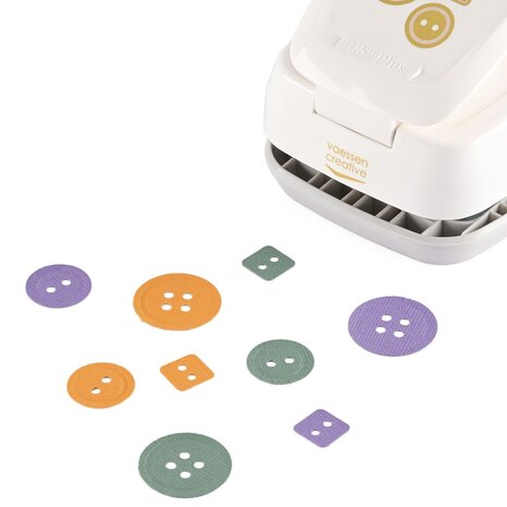 Vaessen Creative Embossing Figuurpons Knopen Jumbo (21433-002)