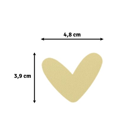 Vaessen Creative Figuurpons Jumbo Hart Speels (21437-177)