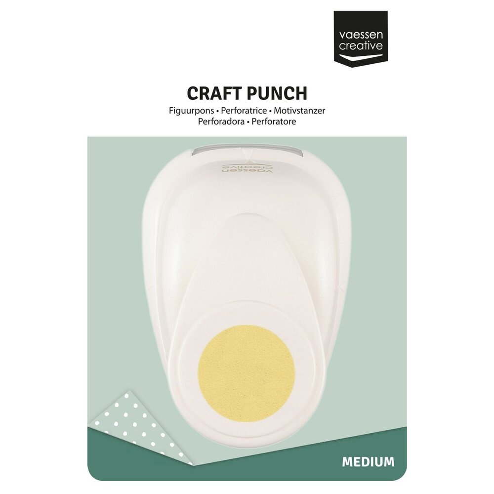 Vaessen Creative Figuurpons Medium Cirkel (21435-550)