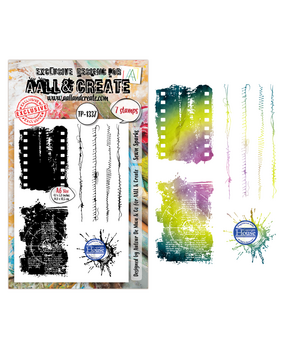 AALL and Create PRE-ORDER Clear Stamp Set A6 Sewn Sparks (AALL-TP-1337)