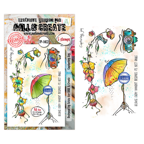 AALL and Create PRE-ORDER Clear Stamp Set A6 Capturing Joy (AALL-TP-1432)