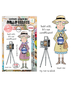 AALL and Create Clear Stamp Set A7 Dee Snaps (AALL-TP-1370)