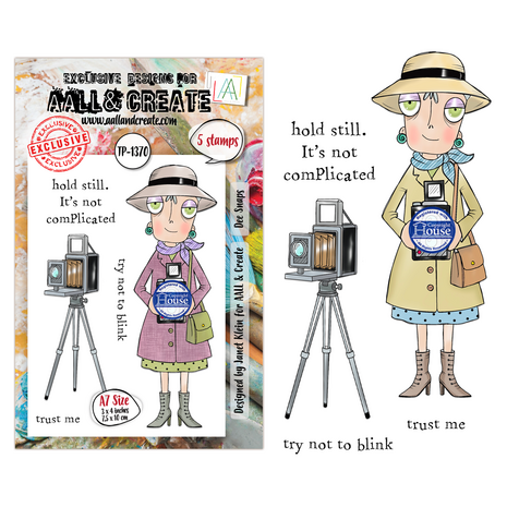 AALL and Create Clear Stamp Set A7 Dee Snaps (AALL-TP-1370)