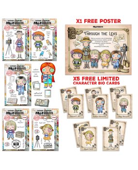 AALL and Create PRE-ORDER Through the Lens A5 Stamp Bundle (AALL-PCK-JK001)