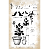 Tracy Evans Blossoms Of Hope A5 Clear Stamp (TE062)