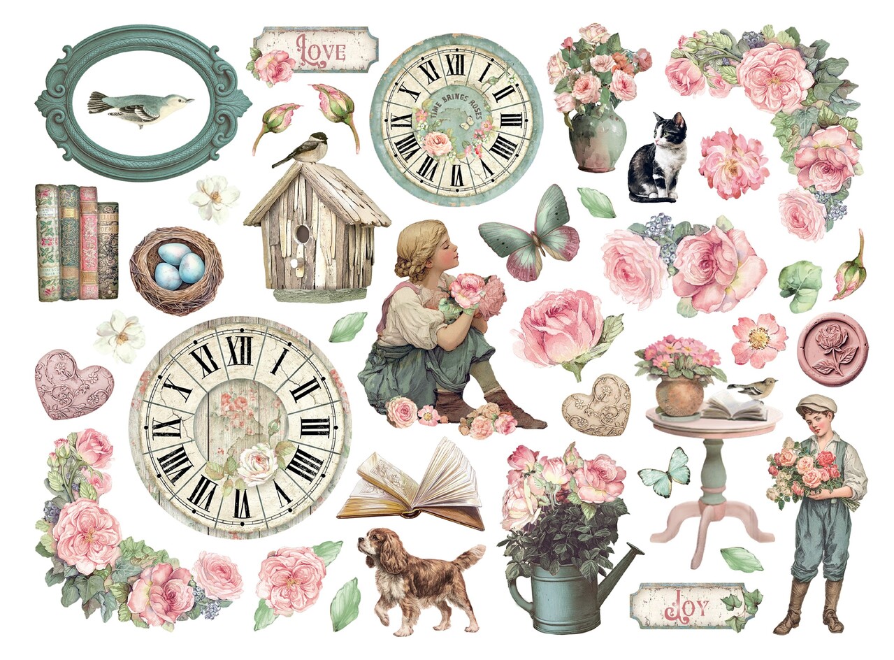 Stamperia House of Roses Die Cuts (DFLDC132)