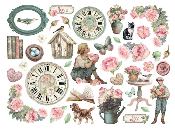 Stamperia House of Roses Die Cuts (DFLDC132)