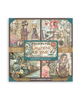 Stamperia Gardens of Time 12x12 Inch Single Face Paper Pack (SBBXLB36) Stamperia Gardens of Time 12x12 Inch Single Face Paper Pack (SBBXLB36)