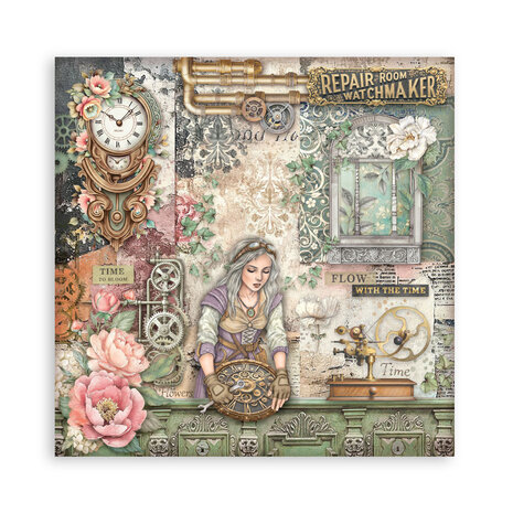 Stamperia Gardens of Time 12x12 Inch Single Face Paper Pack (SBBXLB36) Stamperia Gardens of Time 12x12 Inch Single Face Paper Pack (SBBXLB36)