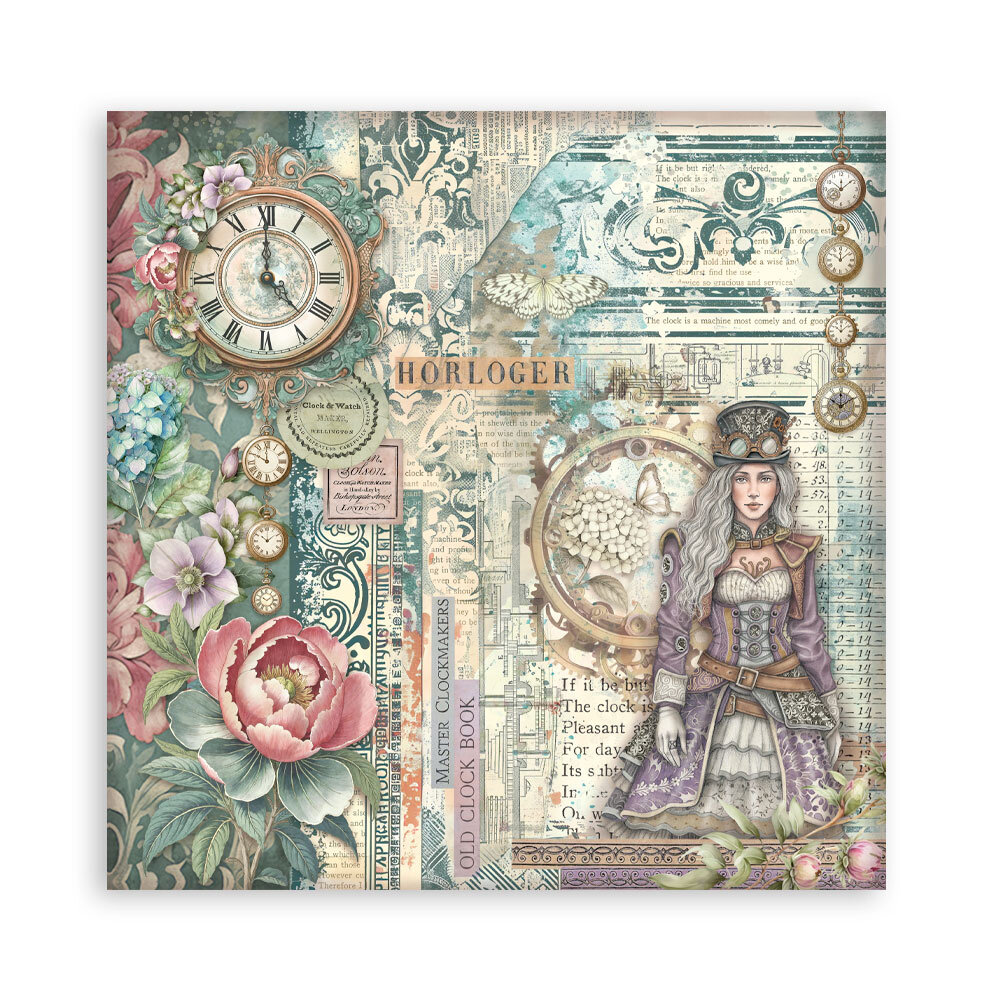 Stamperia Gardens of Time 12x12 Inch Single Face Paper Pack (SBBXLB36) Stamperia Gardens of Time 12x12 Inch Single Face Paper Pack (SBBXLB36)