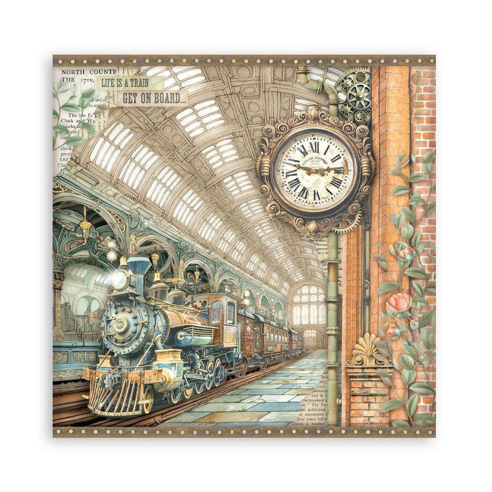 Stamperia Gardens of Time 12x12 Inch Single Face Paper Pack (SBBXLB36) Stamperia Gardens of Time 12x12 Inch Single Face Paper Pack (SBBXLB36)