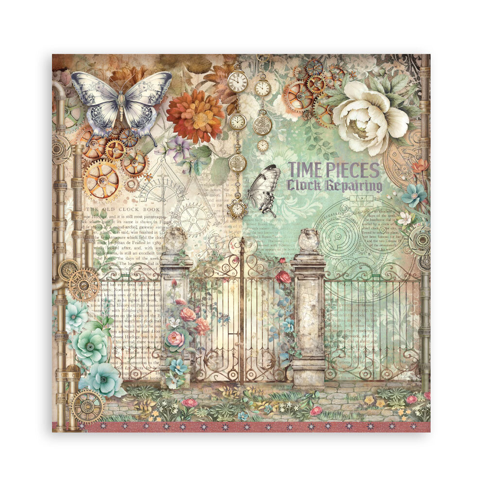 Stamperia Gardens of Time 12x12 Inch Single Face Paper Pack (SBBXLB36) Stamperia Gardens of Time 12x12 Inch Single Face Paper Pack (SBBXLB36)