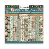 Stamperia Gardens of Time Backgrounds 8x8 Inch Paper Pack (SBBS142)