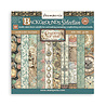 Stamperia Gardens of Time Backgrounds 8x8 Inch Paper Pack (SBBS142)