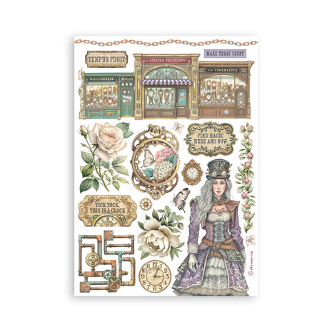 Stamperia Gardens of Time A5 Washi Pad (SBW32)