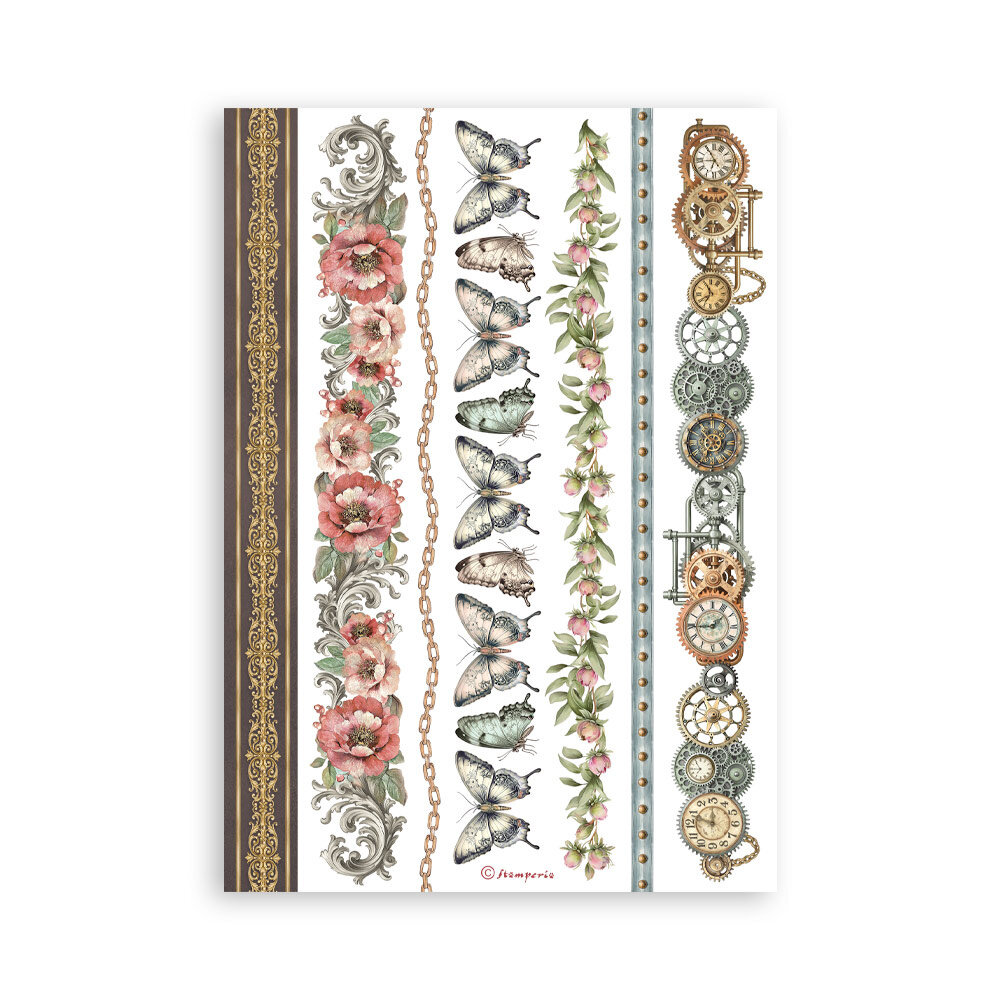 Stamperia Gardens of Time A5 Washi Pad (SBW32)