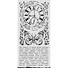 Stamperia Gardens of Time Thick Stencil 12x25cm Clock and Butterfly (KSTDL158) Stamperia Gardens of Time Thick Stencil 12x25cm Clock and Butterfly (KSTDL158)
