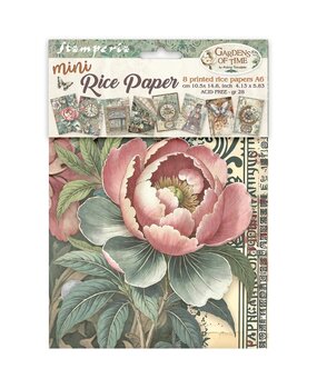 Stamperia Gardens of Time A6 Mini Rice paper (DFSA6X05)