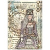 Stamperia Gardens of Time A6 Mini Rice paper (DFSA6X05) Stamperia Gardens of Time A6 Mini Rice paper (DFSA6X05)