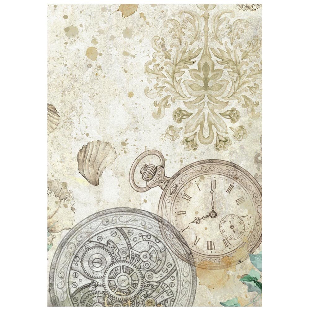 Stamperia Gardens of Time A6 Rice Paper Backgrounds Selection (DFSAK6053) Stamperia Gardens of Time A6 Rice Paper Backgrounds Selection (DFSAK6053)