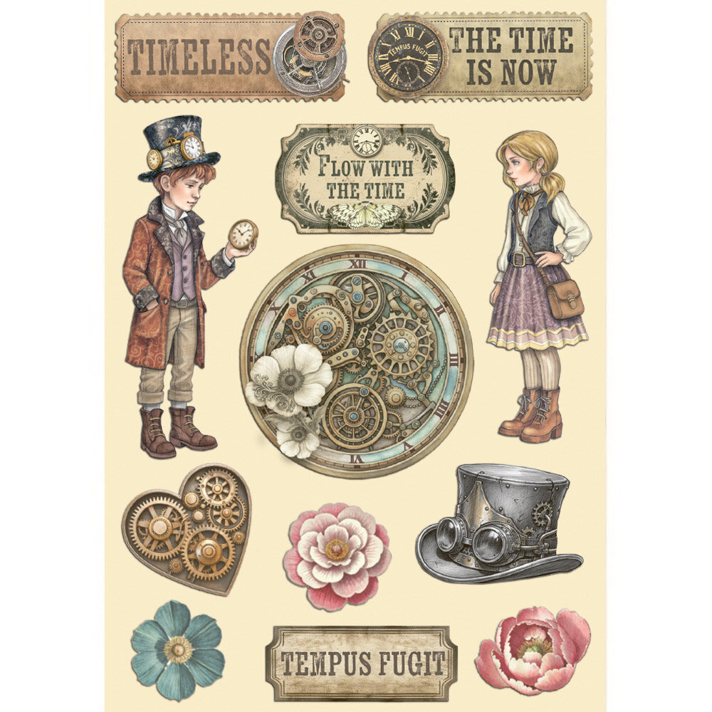 Stamperia Gardens of Time Wooden Shapes A5 (KLSP198) Stamperia Gardens of Time Wooden Shapes A5 (KLSP198)