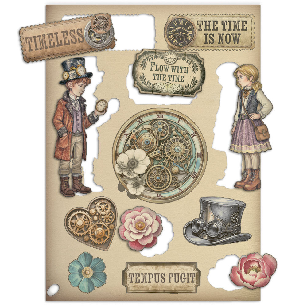 Stamperia Gardens of Time Wooden Shapes A5 (KLSP198) Stamperia Gardens of Time Wooden Shapes A5 (KLSP198)