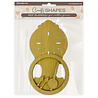 Stamperia Gardens of Time MDF Crafty Shapes Blank Pendulum Clock (KLSM82)