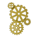 Stamperia Gardens of Time MDF Crafty Shapes Blank Gears (KLSM83)