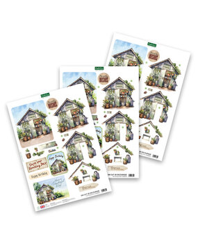 Katy Sue 3D Die-Cut Decoupage The Potting Shed (11-DCD747)