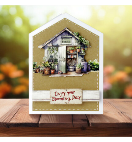 Katy Sue PRE-ORDER 3D Die-Cut Decoupage The Potting Shed (11-DCD747)