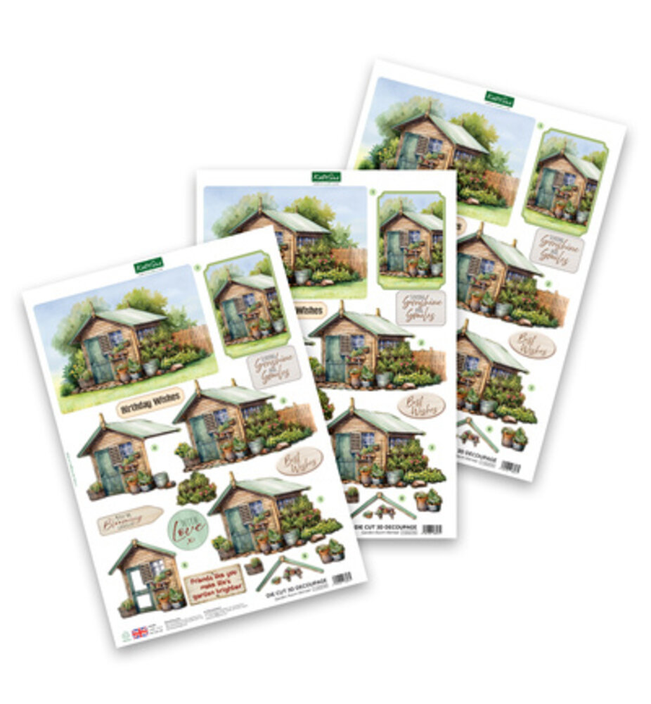 Katy Sue 3D Die-Cut Decoupage Garden Room Retreat (11-DCD749) Katy Sue 3D Die-Cut Decoupage Garden Room Retreat (11-DCD749)