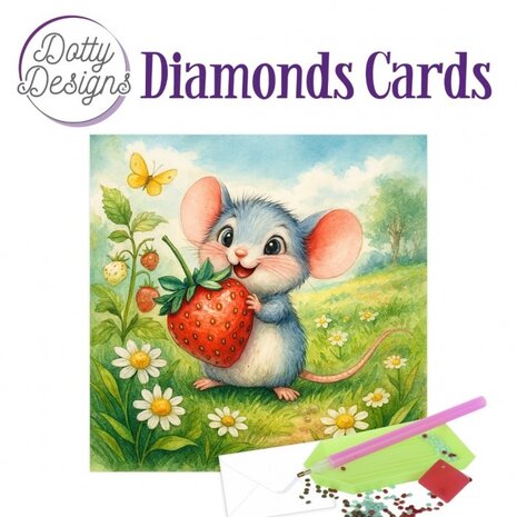 Find It Trading Diamond Cards Set Mouse With Strawberry (DDDC1227) Find It Trading Diamond Cards Set Mouse With Strawberry (DDDC1227)