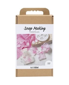 Creativ Company Soap Making Kit Pink Flowers (977786)