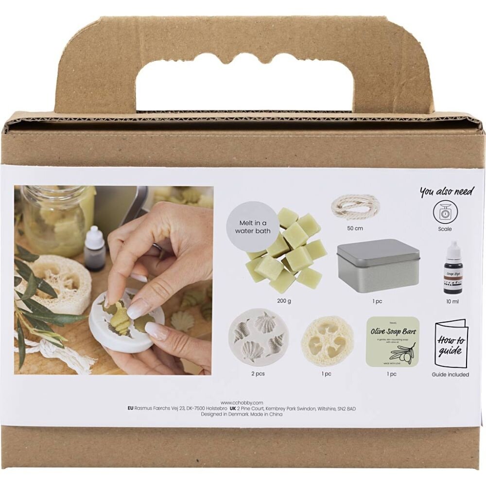 Creativ Company Soap Making Kit Olive Green Shells (9772659) Creativ Company Soap Making Kit Olive Green Shells (9772659)