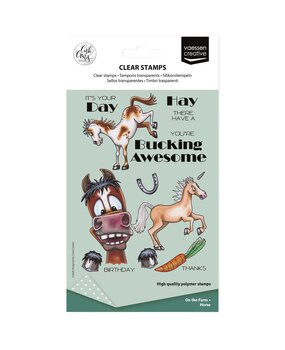 Vaessen Creative On the Farm Clear Stamps Horse (CAR0403) Vaessen Creative On the Farm Clear Stamps Horse (CAR0403)