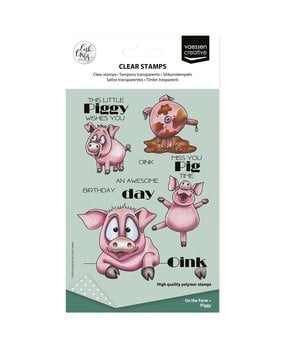 Vaessen Creative On the Farm Clear Stamps Piggy (CAR0404) Vaessen Creative On the Farm Clear Stamps Piggy (CAR0404)