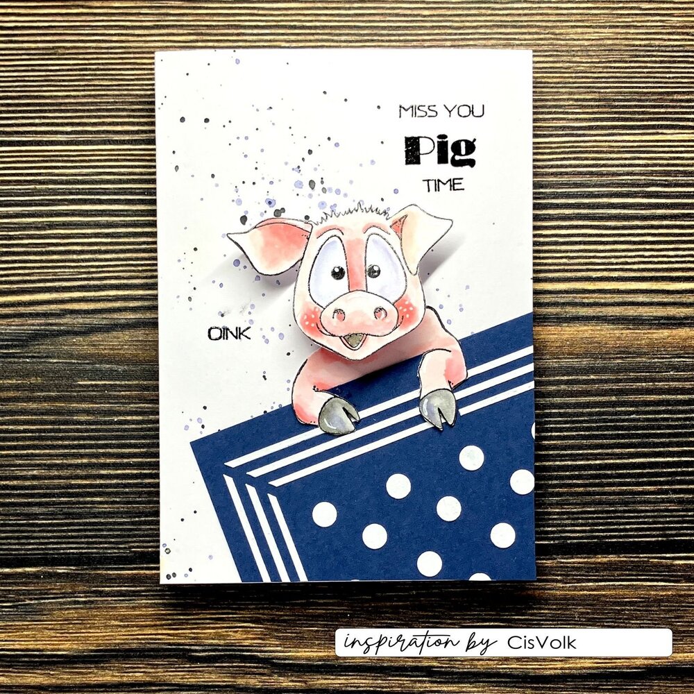 Vaessen Creative On the Farm Clear Stamps Piggy (CAR0404) Vaessen Creative On the Farm Clear Stamps Piggy (CAR0404)