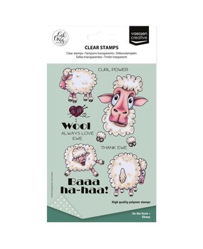 Vaessen Creative On the Farm Clear Stamps Sheep (CAR0405) Vaessen Creative On the Farm Clear Stamps Sheep (CAR0405)