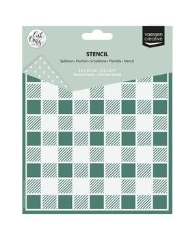 Vaessen Creative On the Farm Stencil Kitchen Towel (CAR0408) Vaessen Creative On the Farm Stencil Kitchen Towel (CAR0408)