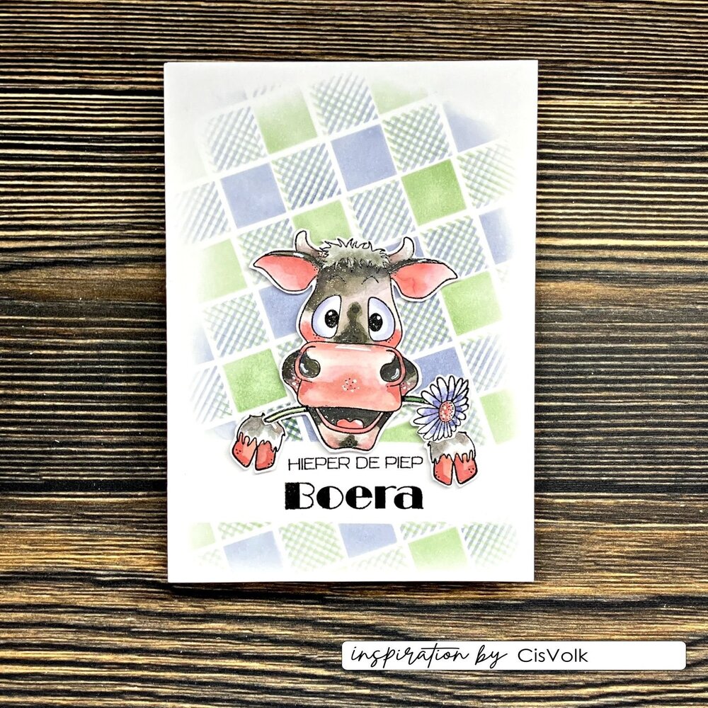 Vaessen Creative On the Farm Stencil Kitchen Towel (CAR0408) Vaessen Creative On the Farm Stencil Kitchen Towel (CAR0408)