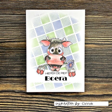 Vaessen Creative On the Farm Stencil Kitchen Towel (CAR0408) Vaessen Creative On the Farm Stencil Kitchen Towel (CAR0408)