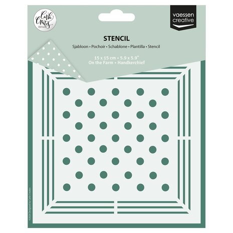 Vaessen Creative On the Farm Stencil Handkerchief (CAR0409) Vaessen Creative On the Farm Stencil Handkerchief (CAR0409)